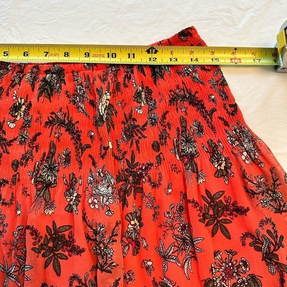 Max Studio Lined Midi Skirt Size Small Eclectic Grandpa  Boho Hippie - Picture 7 of 9